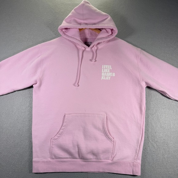 Klay Thompson I Feel Like Game 6 Hoodie Pink XL Killa Klay Graphic Sweatshirt - Picture 3 of 13